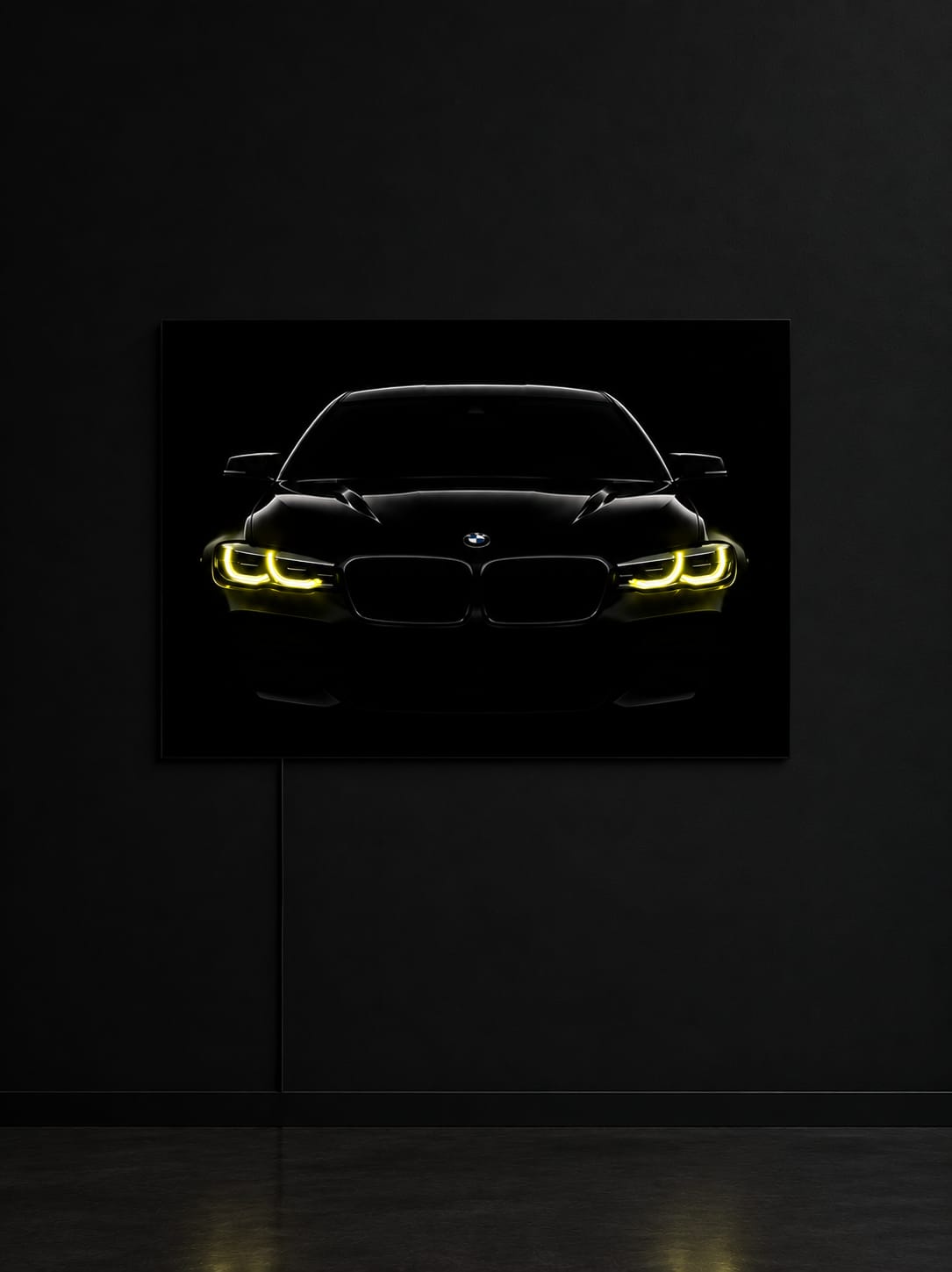 BMW F30 3 Series Neon Poster Frame | GLOWRA ELITE