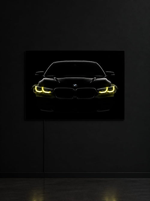 BMW F30 3 Series Neon Poster Frame | GLOWRA ELITE