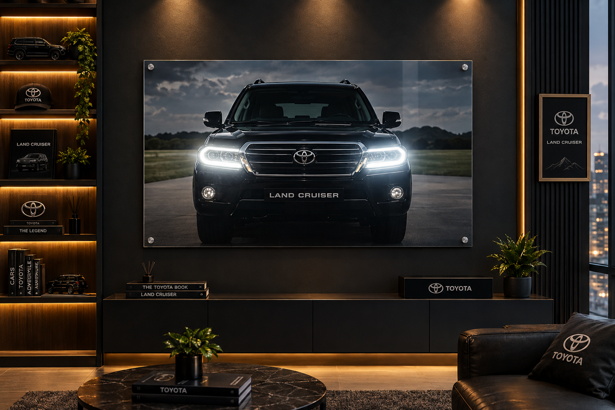 Toyota Land Cruiser LED Headlights | Neon Acrylic Frame