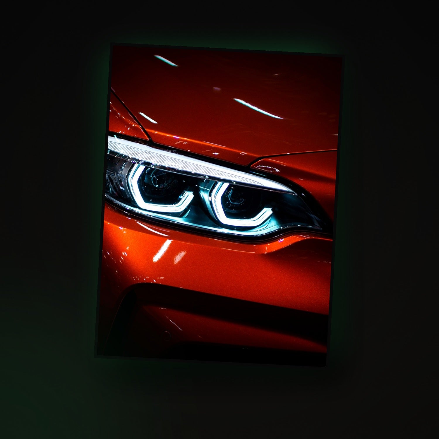 BMW M3 | Neon Poster Frame
